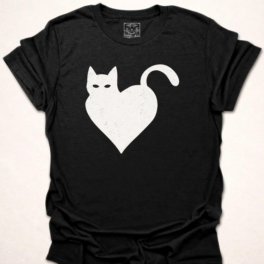 Minimalist Cat Heart