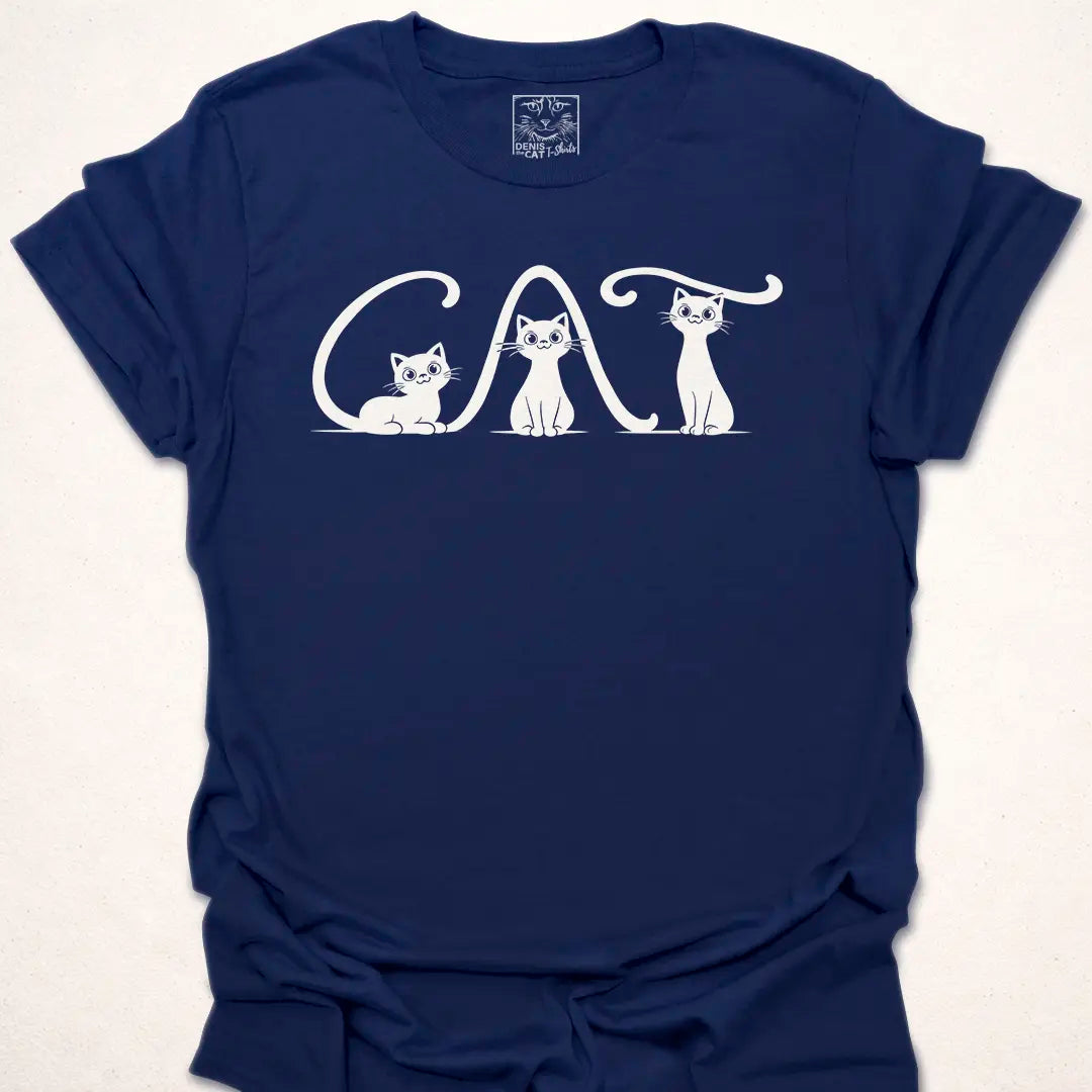 3 Cats Tails Spelling CAT