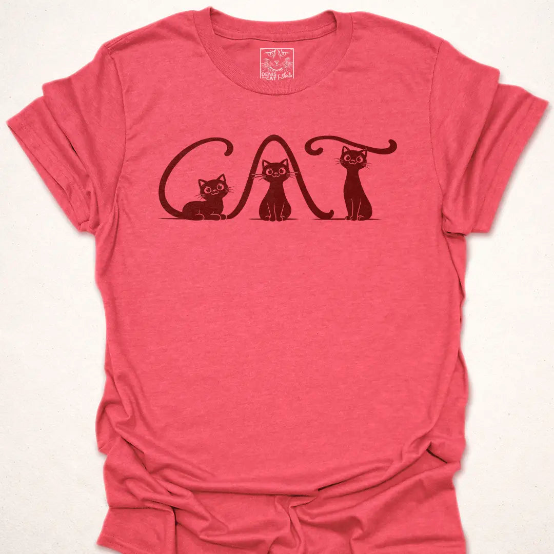 3 Cats Tails Spelling CAT