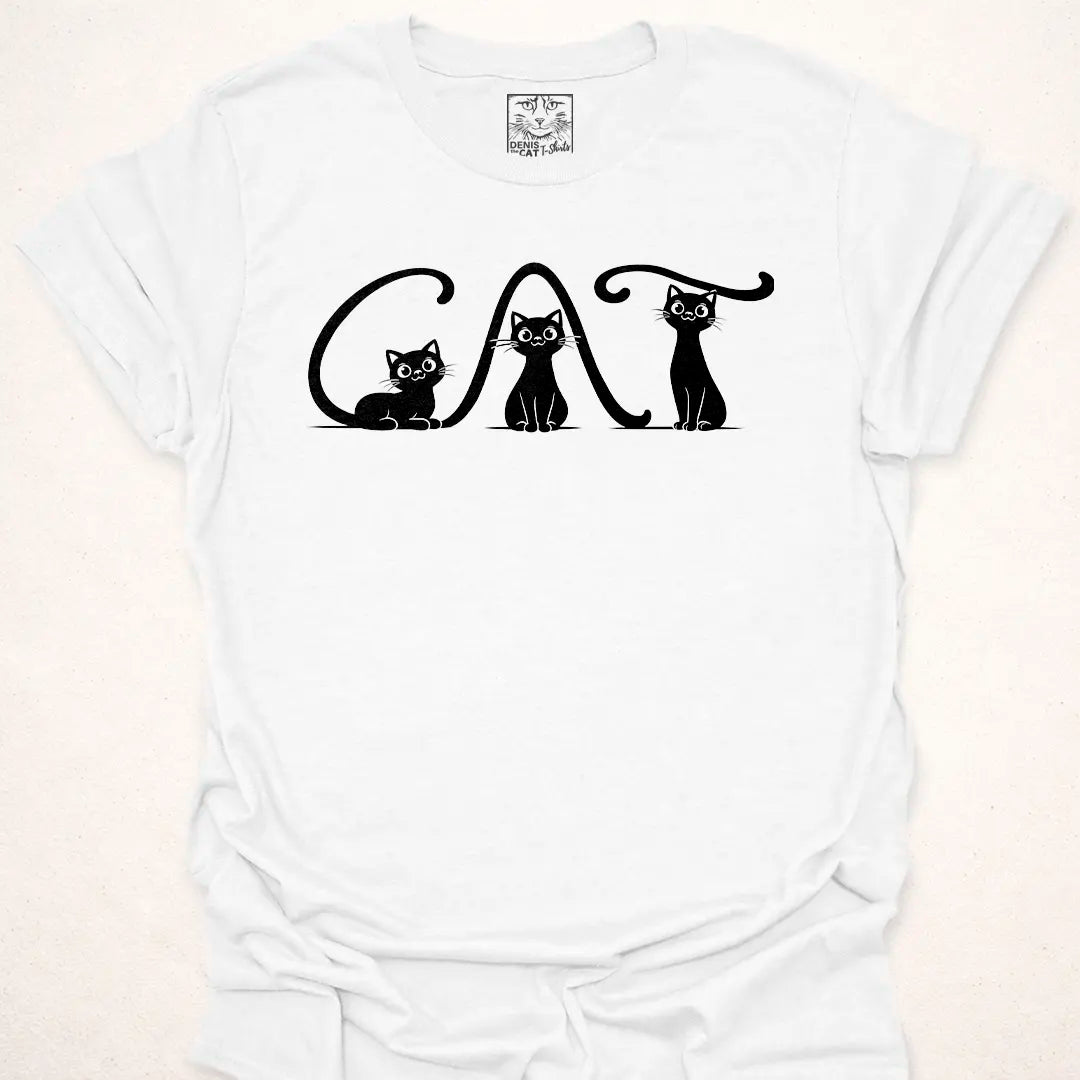 3 Cats Tails Spelling CAT