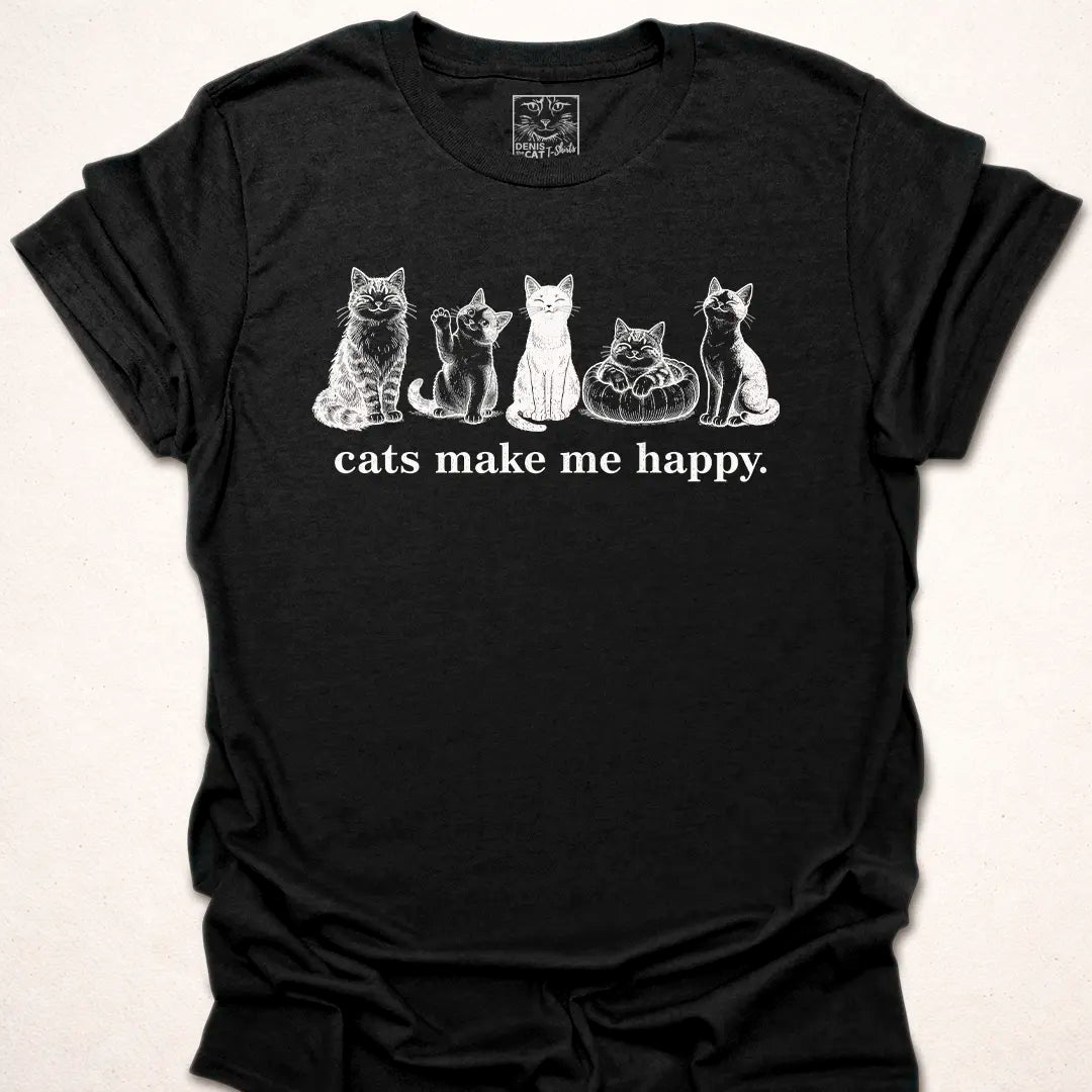 Cats Make Me Happy.