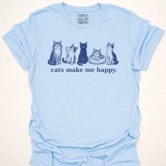 Cats Make Me Happy.