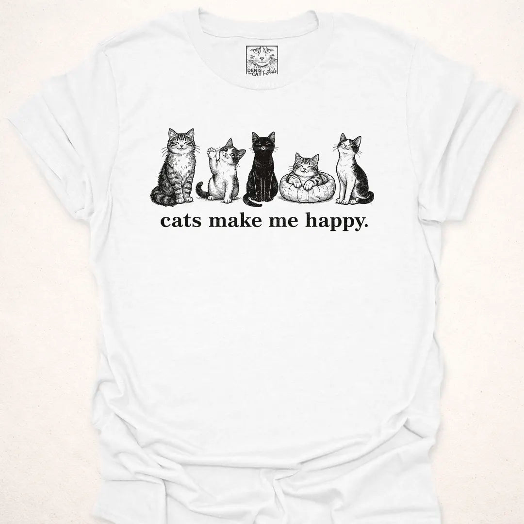Cats Make Me Happy.