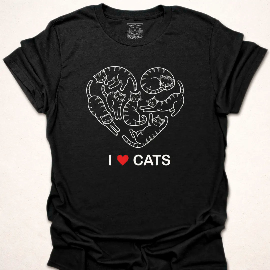 I Love Cats Heart