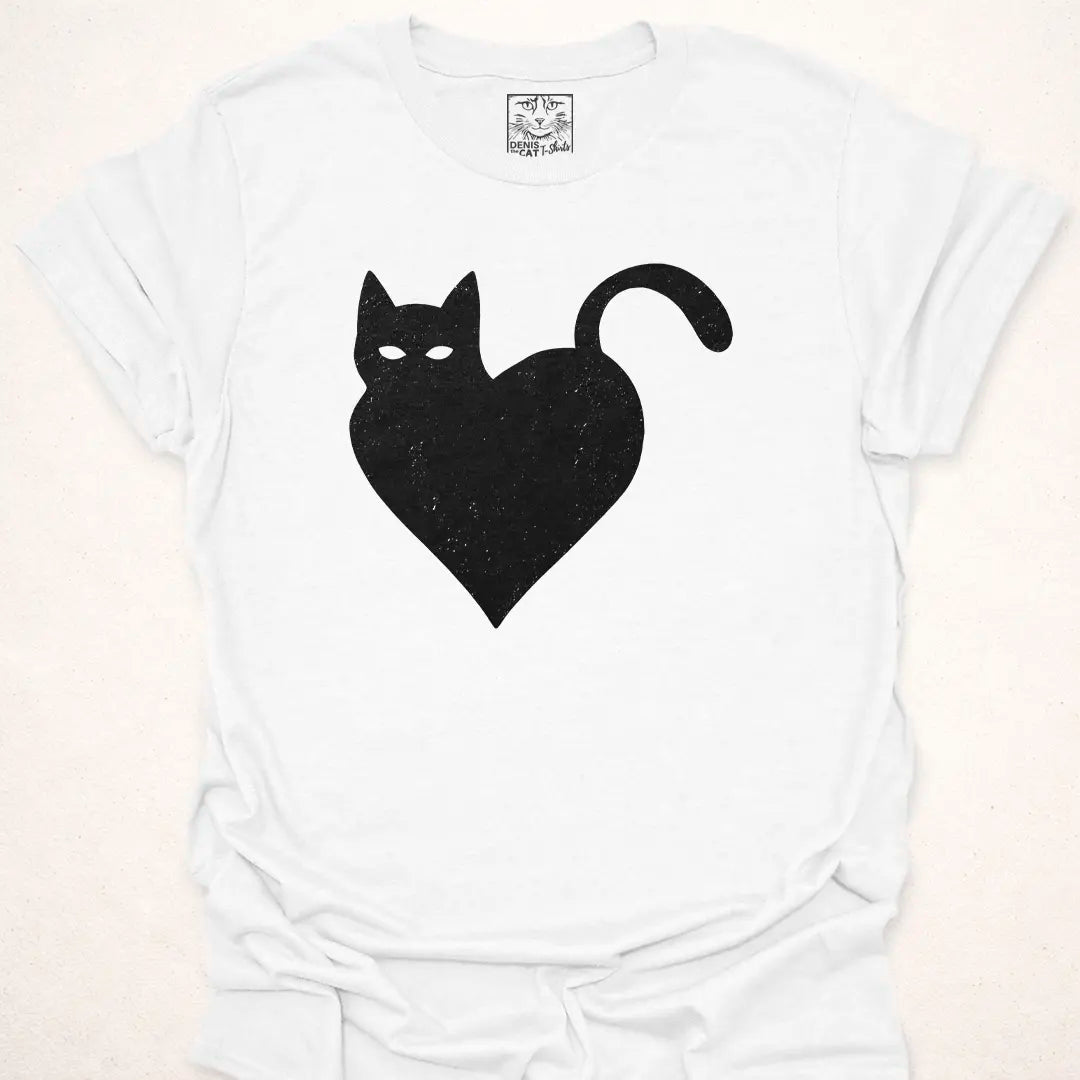 Minimalist Cat Heart