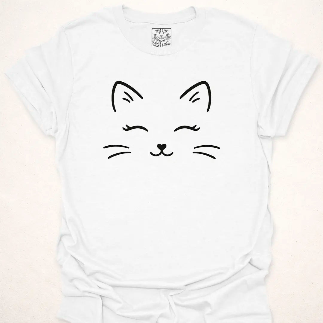 Minimalist Line Art Cat Face