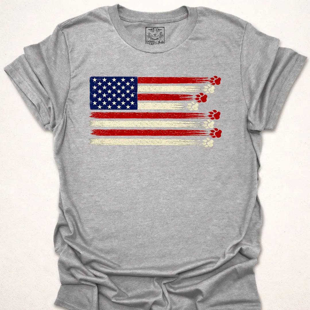USA Cat Paw Flag